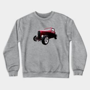 32 High Boy 3 Window Coupe Hot Rod Crewneck Sweatshirt